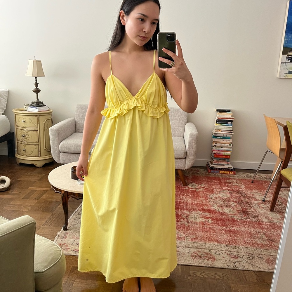 SFERRA Yellow Dress NWOT